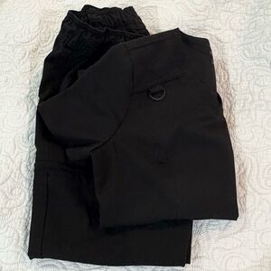 Jaanuu Women's Black Cargo Pants